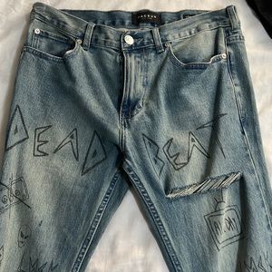 Graffiti jeans